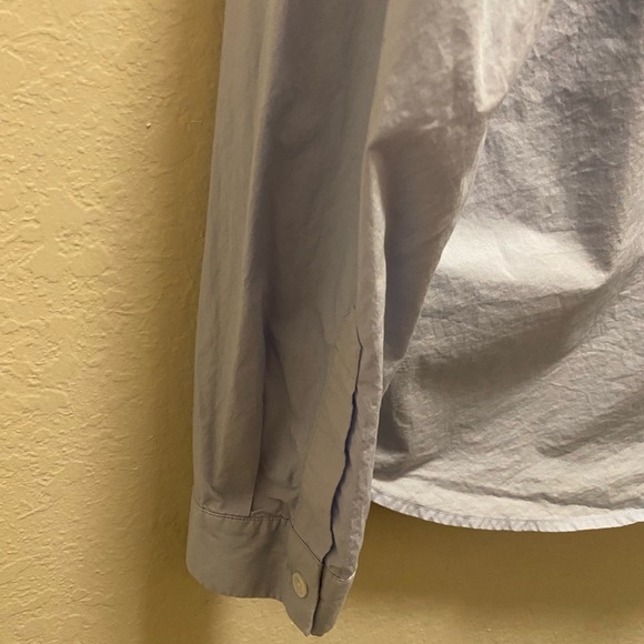 Jenni Kayne Slim Button Down Shirt In French Blue Size XXL - Picture 9 of 12